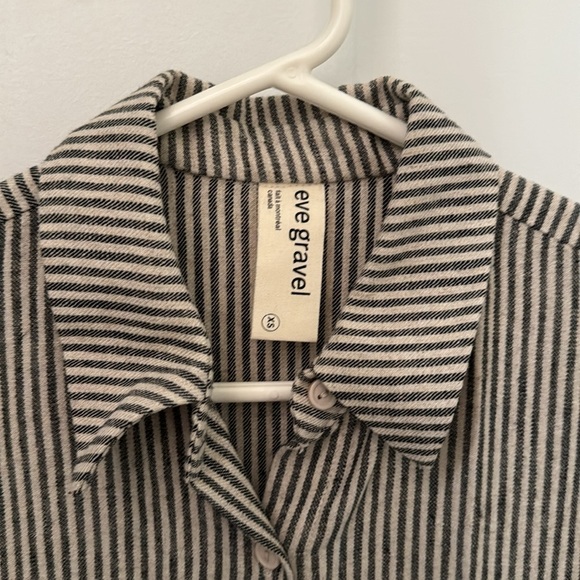 Eve Gravel Striped Romper - Picture 5 of 8